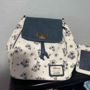 Loungefly Stitch Leather Backpack